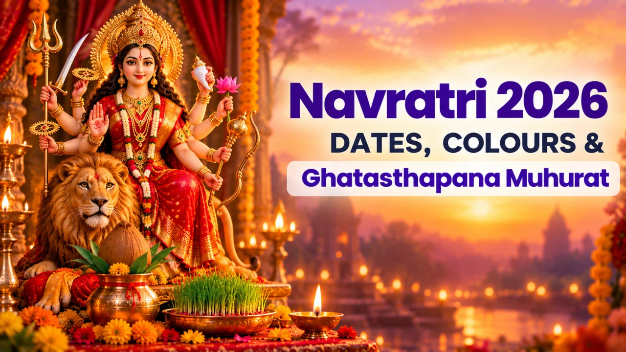 Navratri 2026: Dates, Ghatasthapana Muhurat, Colours, and the Ashtami-Navami Question